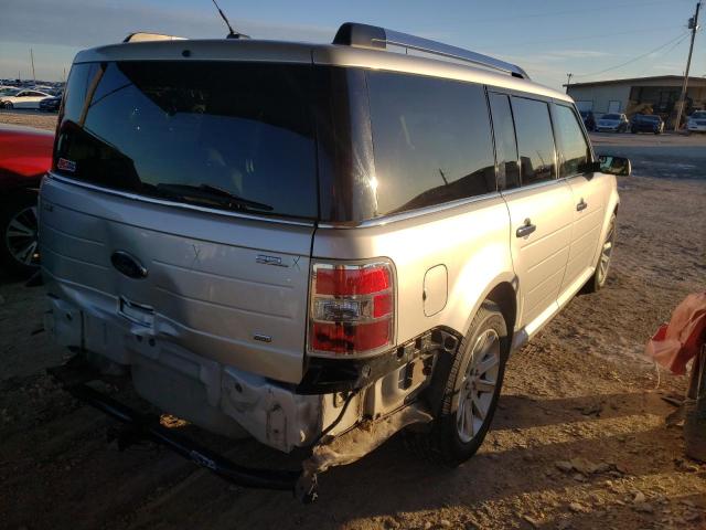 2FMHK6CC9BBD27645 - 2011 FORD FLEX SEL SILVER photo 3