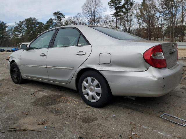 4T1BE32K82U594533 - 2002 TOYOTA CAMRY LE SILVER photo 2