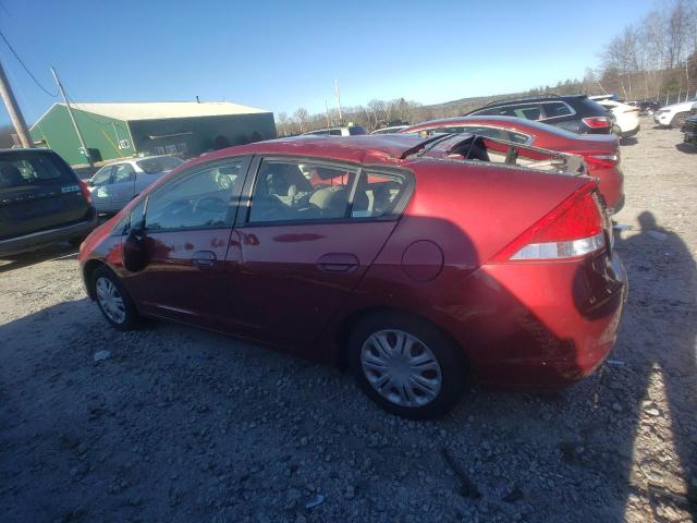 JHMZE2H50AS040460 - 2010 HONDA INSIGHT LX RED photo 2