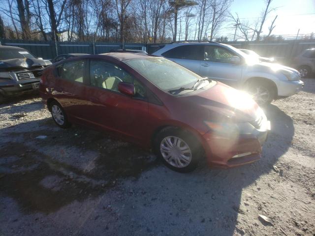 JHMZE2H50AS040460 - 2010 HONDA INSIGHT LX RED photo 4