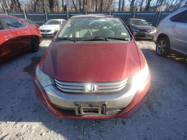 JHMZE2H50AS040460 - 2010 HONDA INSIGHT LX RED photo 5