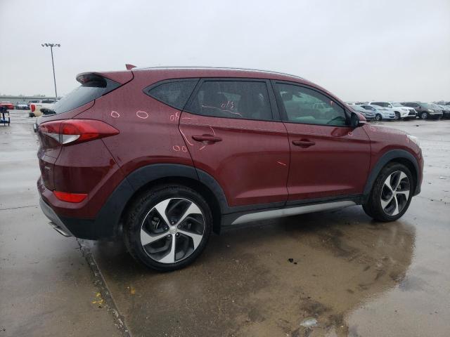 KM8J33AL2JU800021 - 2018 HYUNDAI TUCSON SPORT RED photo 3