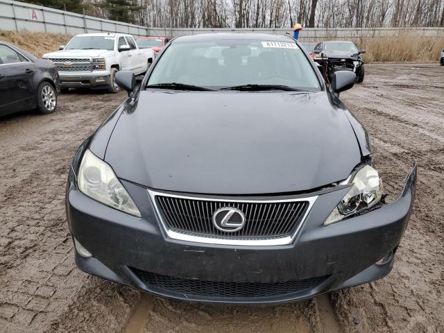 JTHCK262182024091 - 2008 LEXUS IS 250 GRAY photo 5