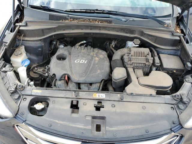 5XYZTDLB8GG331500 - 2016 HYUNDAI SANTA FE S BLUE photo 12