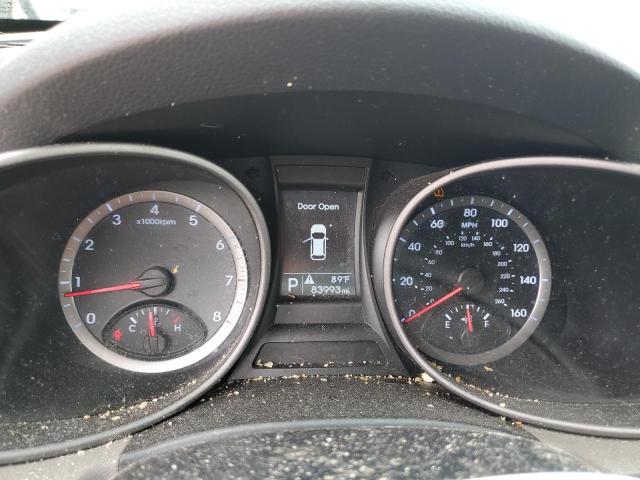 5XYZTDLB8GG331500 - 2016 HYUNDAI SANTA FE S BLUE photo 9