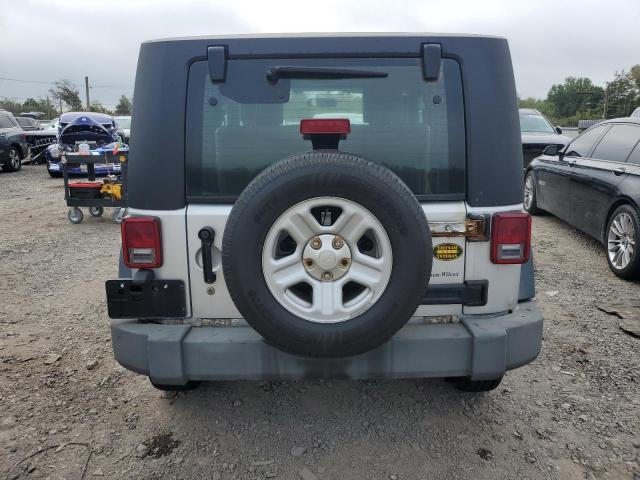 1J4FA24119L771367 - 2009 JEEP WRANGLER X SILVER photo 6