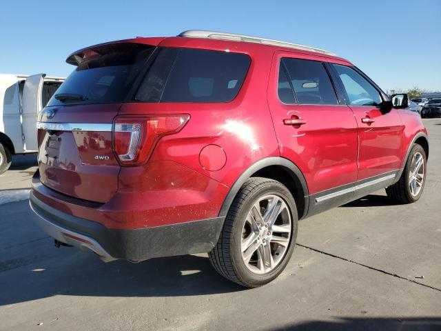 1FM5K8D8XHGD53942 - 2017 FORD EXPLORER XLT RED photo 3