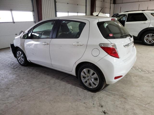 JTDKTUD35CD533762 - 2012 TOYOTA YARIS WHITE photo 2