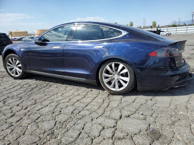5YJSA1H16EFP66235 - 2014 TESLA MODEL S Синій фото 2