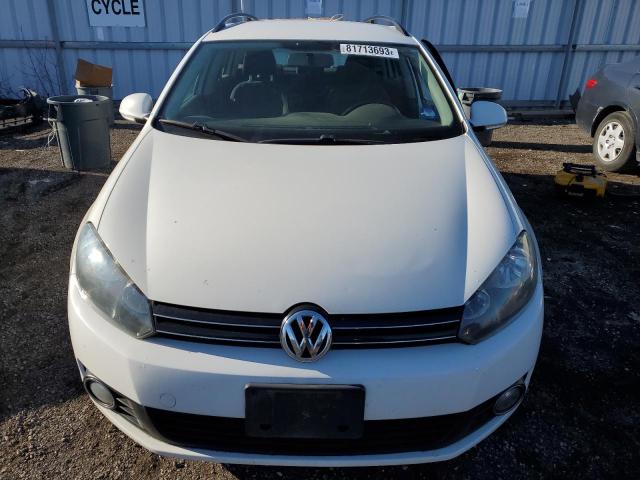 3VWKL7AJ4AM626713 - 2010 VOLKSWAGEN GOLF WHITE photo 5