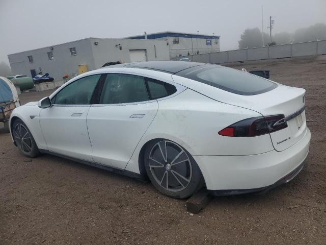 5YJSA1AC0DFP10799 - 2013 TESLA MODEL S Ақ фото 2