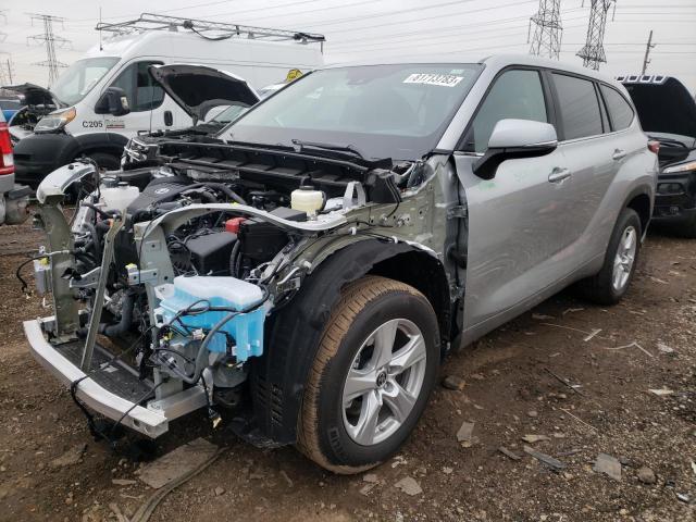 5TDKDRAHXPS516587 - 2023 TOYOTA HIGHLANDER L SILVER photo 1