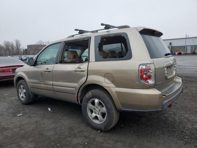 2HKYF18506H537857 - 2006 HONDA PILOT EX TAN photo 2