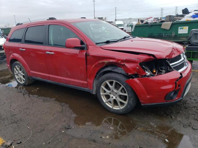 3C4PDCDGXCT373825 - 2012 DODGE JOURNEY CREW RED photo 4