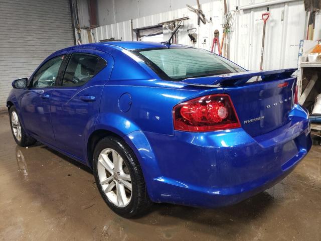 1C3CDZCBXCN290861 - 2012 DODGE AVENGER SXT BLUE photo 2