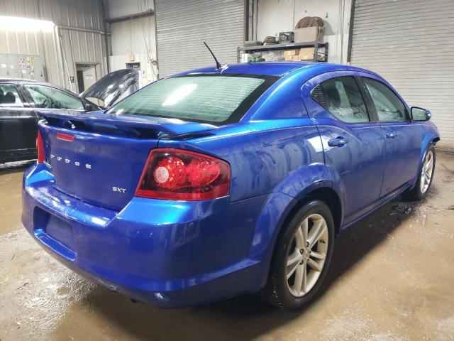 1C3CDZCBXCN290861 - 2012 DODGE AVENGER SXT BLUE photo 3