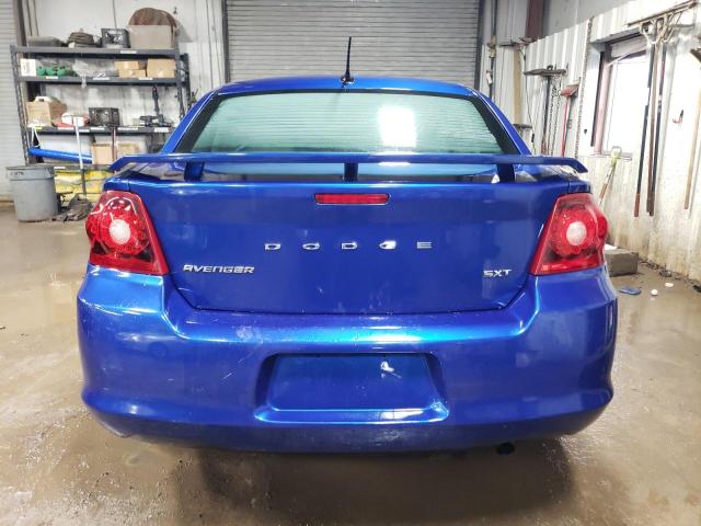 1C3CDZCBXCN290861 - 2012 DODGE AVENGER SXT BLUE photo 6