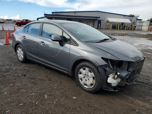 19XFB2F50CE375384 - 2012 HONDA CIVIC LX GRAY photo 4