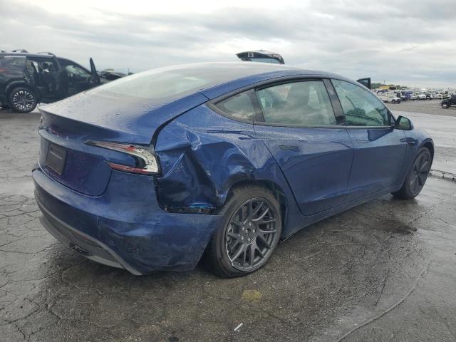 5YJ3E1EA9SF011217 - 2025 TESLA MODEL 3 ლურჯი ფოტო 3