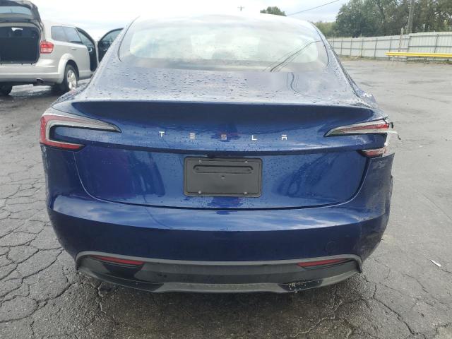5YJ3E1EA9SF011217 - 2025 TESLA MODEL 3 ლურჯი ფოტო 6