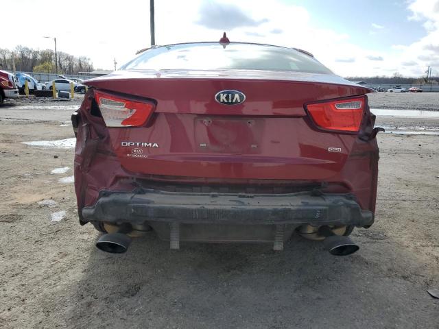 5XXGM4A77EG334912 - 2014 KIA OPTIMA LX RED photo 6