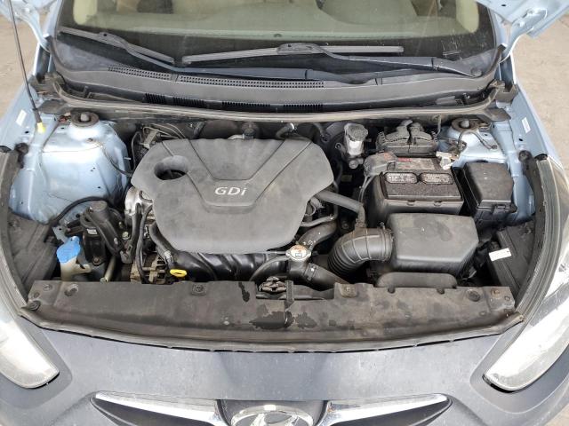 KMHCU4AE3CU138949 - 2012 HYUNDAI ACCENT GLS SILVER photo 11