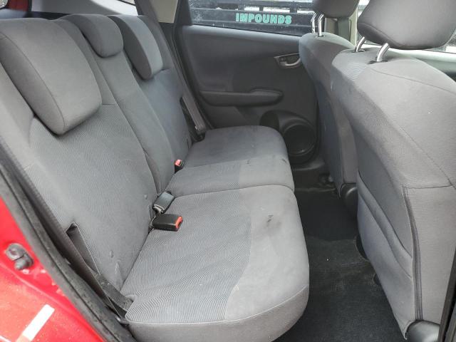JHMGE8H38DC034672 - 2013 HONDA FIT RED photo 10