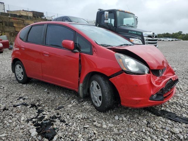 JHMGE8H38DC034672 - 2013 HONDA FIT RED photo 4