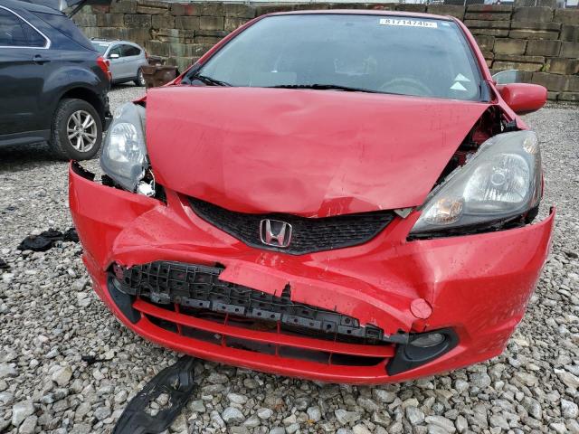 JHMGE8H38DC034672 - 2013 HONDA FIT RED photo 5