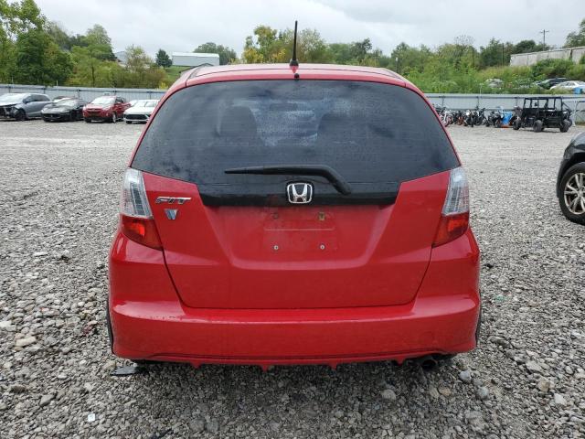 JHMGE8H38DC034672 - 2013 HONDA FIT RED photo 6