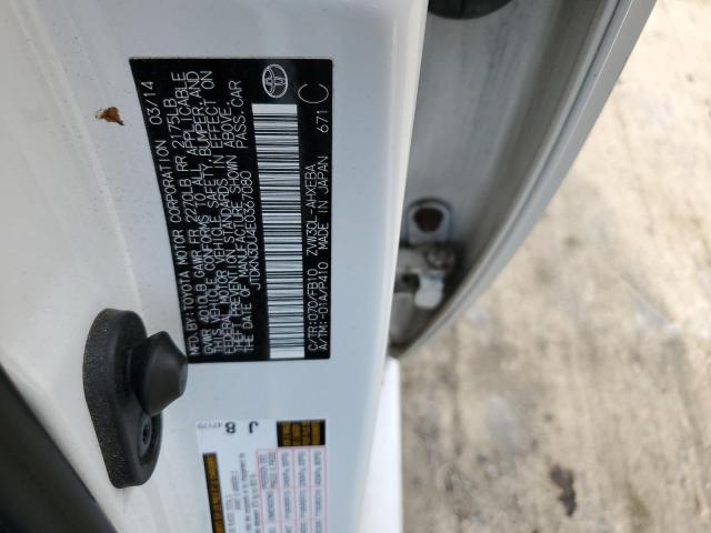 JTDKN3DU4E0367080 - 2014 TOYOTA PRIUS Ağ foto 12