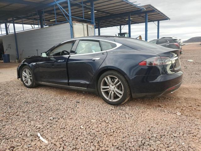5YJSA1DN9DFP27565 - 2013 TESLA MODEL S BLUE photo 2