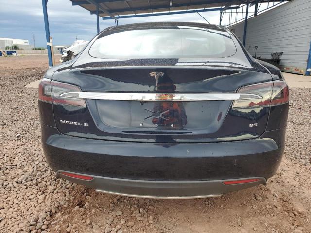 5YJSA1DN9DFP27565 - 2013 TESLA MODEL S BLUE photo 6