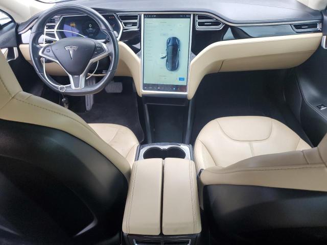 5YJSA1DN9DFP27565 - 2013 TESLA MODEL S BLUE photo 8