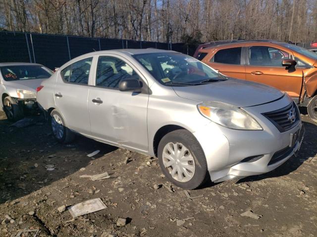 3N1CN7AP9EL829665 - 2014 NISSAN VERSA S SILVER photo 4