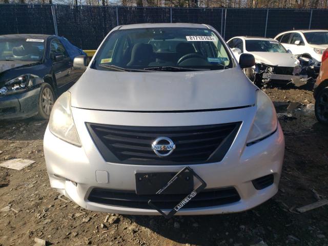 3N1CN7AP9EL829665 - 2014 NISSAN VERSA S SILVER photo 5