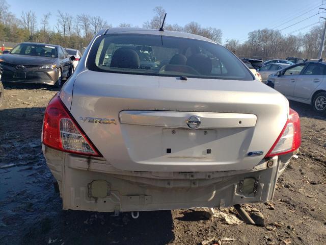 3N1CN7AP9EL829665 - 2014 NISSAN VERSA S SILVER photo 6