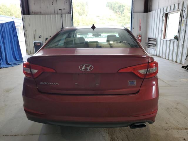 5NPE24AF0GH377144 - 2016 HYUNDAI SONATA SE RED photo 6