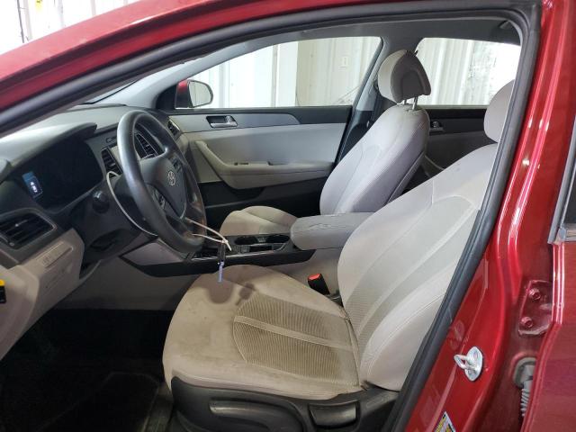 5NPE24AF0GH377144 - 2016 HYUNDAI SONATA SE RED photo 7