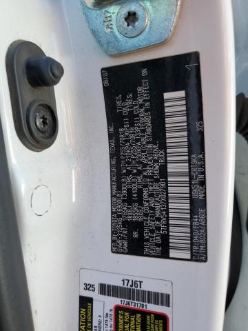 5TFRV54137X027901 - 2007 TOYOTA TUNDRA DOUBLE CAB SR5 WHITE photo 12