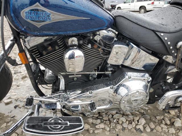 1HD1BJL43XY042160 - 1999 HARLEY-DAVIDSON FLSTC BLUE photo 7