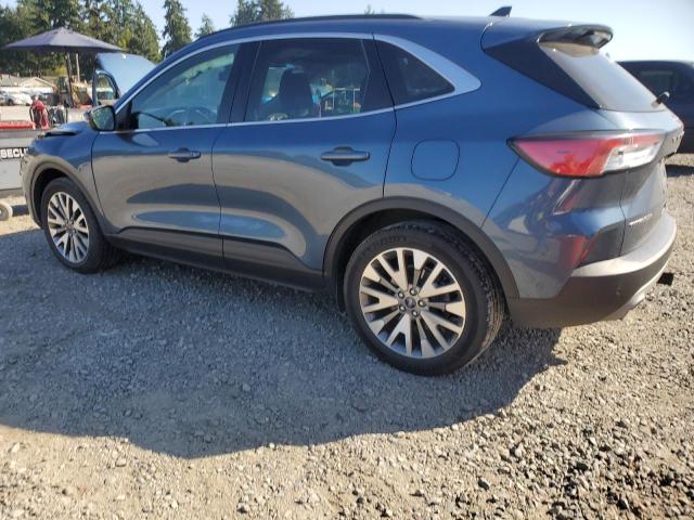 1FMCU9J98LUC66913 - 2020 FORD ESCAPE TITANIUM Mavi foto 2