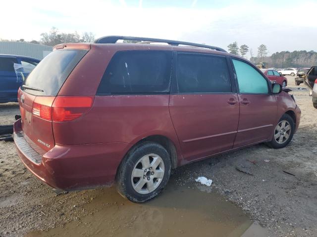 5TDZA22C54S043601 - 2004 TOYOTA SIENNA XLE RED photo 3