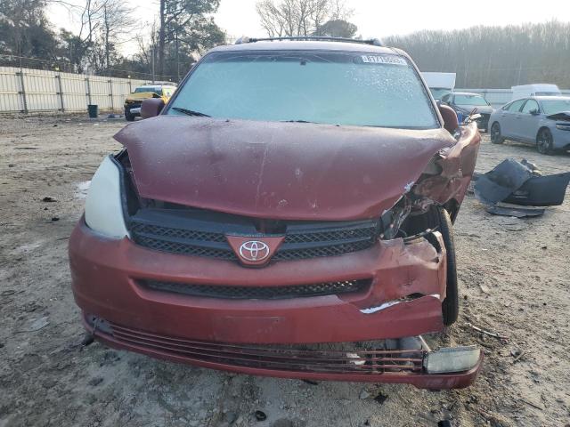 5TDZA22C54S043601 - 2004 TOYOTA SIENNA XLE RED photo 5