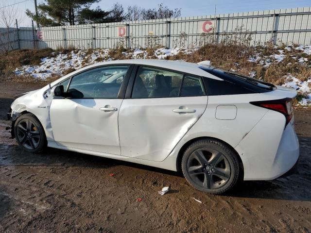 JTDKARFU9K3088326 - 2019 TOYOTA PRIUS WHITE photo 2