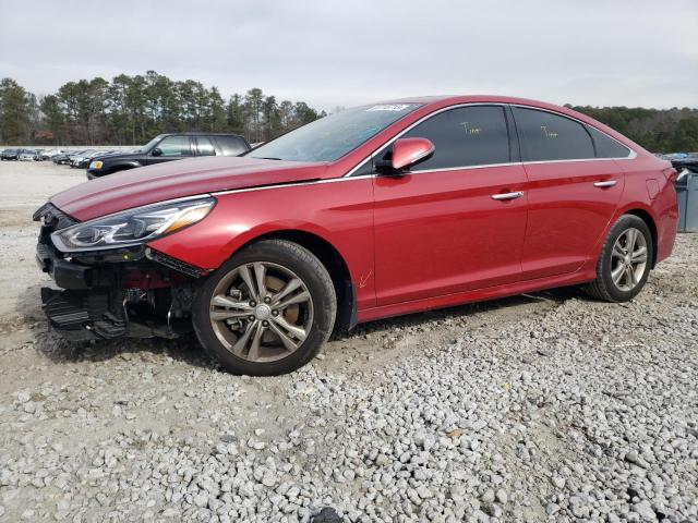 5NPE34AF3KH805097 - 2019 HYUNDAI SONATA LIMITED RED photo 1