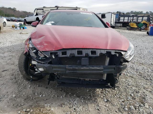 5NPE34AF3KH805097 - 2019 HYUNDAI SONATA LIMITED RED photo 5