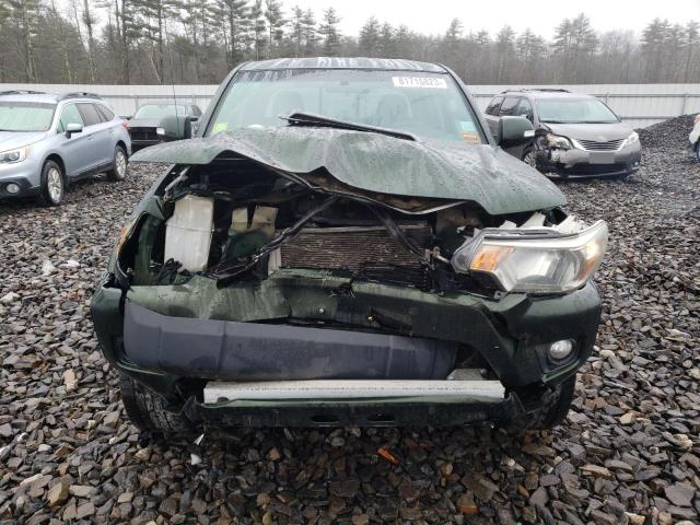 5TFMU4FN9EX026630 - 2014 TOYOTA TACOMA DOUBLE CAB LONG BED GREEN photo 5