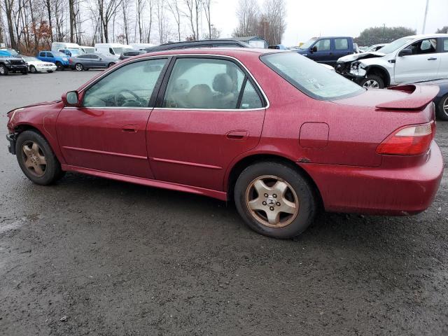 1HGCG16551A041142 - 2001 HONDA ACCORD EX MAROON photo 2