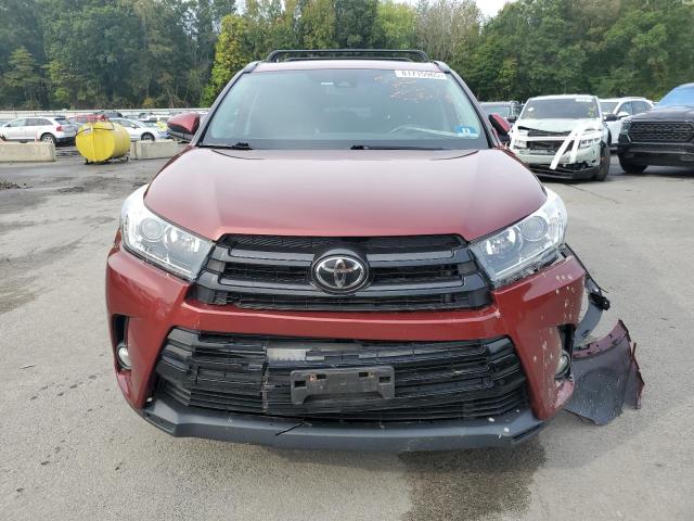 5TDJZRFH9JS883963 - 2018 TOYOTA HIGHLANDER SE Qırmızı foto 5